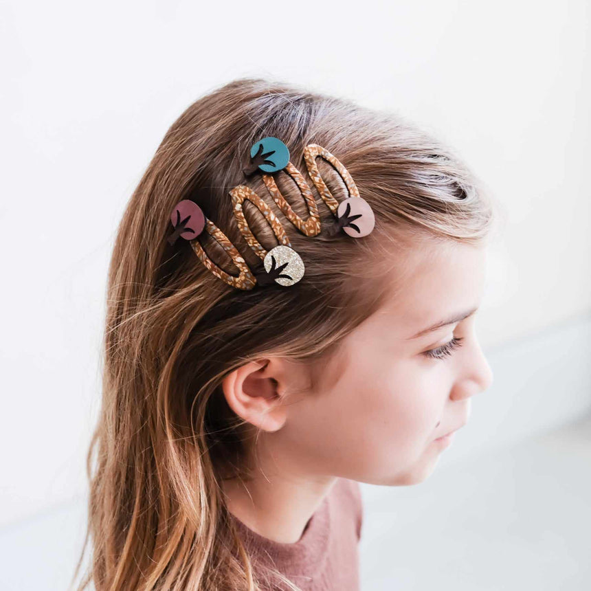 Mimi & Lula - Autumn Tree hair clic clacs - set of 4 | Scout & Co