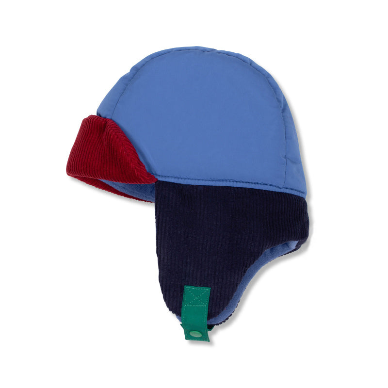 Wynken - Palette trapper hat - Blue + red | Scout & Co