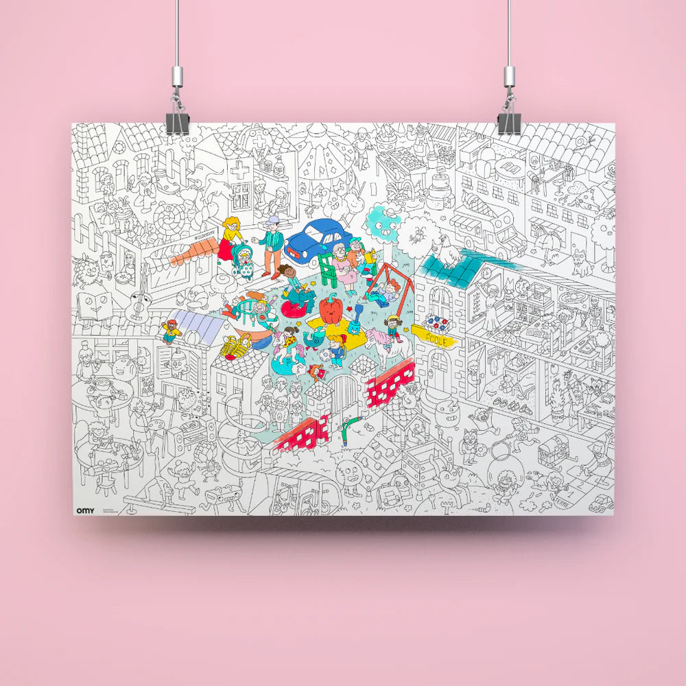 OMY - colouring poster - Kids Life | Scout & Co