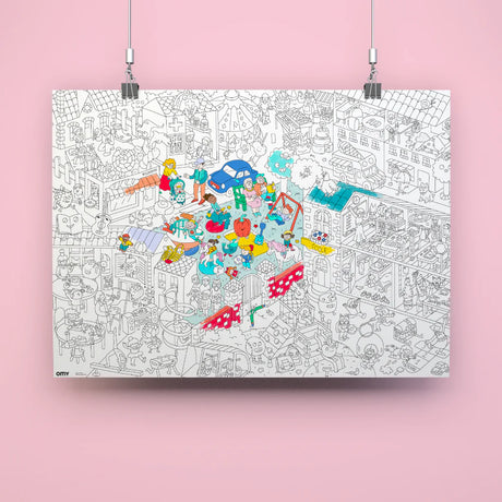 OMY - colouring poster - Kids Life | Scout & Co