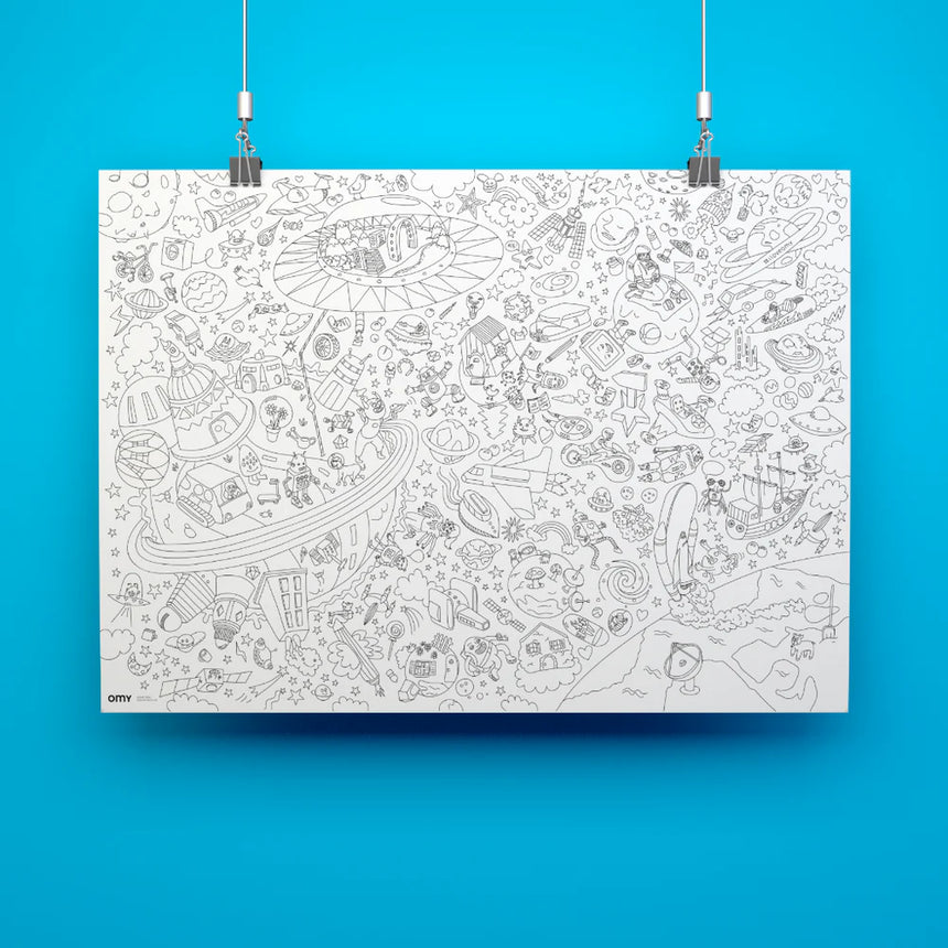 OMY - colouring poster - Cosmos | Scout & Co