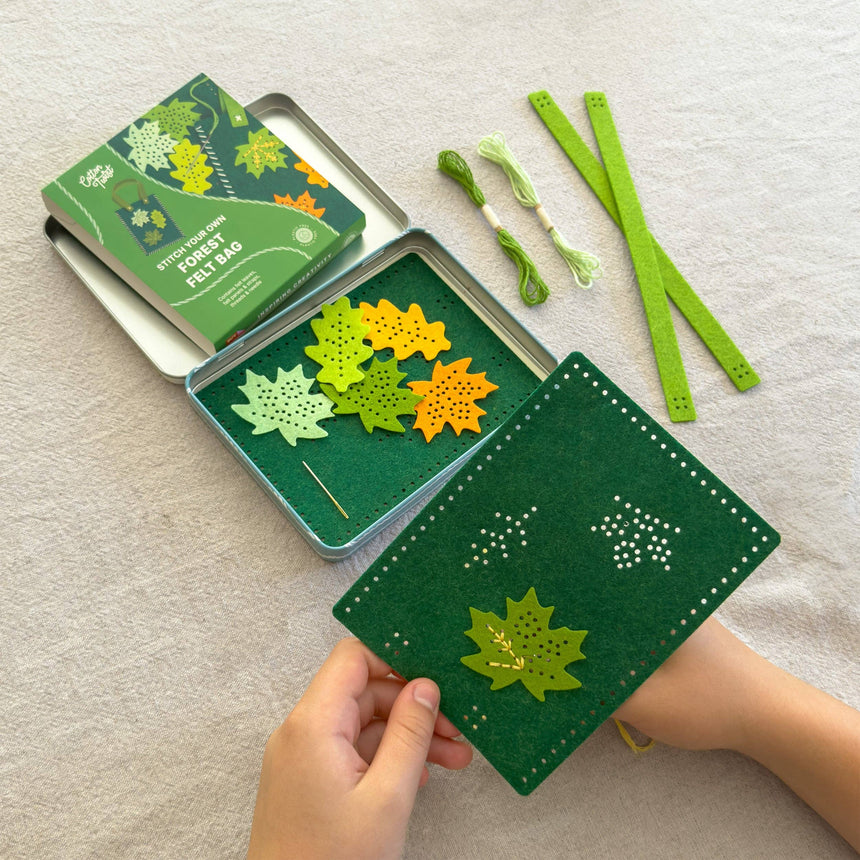 Cotton Twist - Stitch Your Own Forest Felt Bag craft kit | Scout & Co