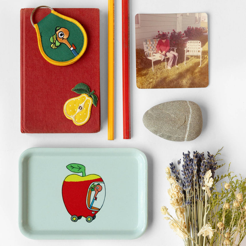 3P4 x Richard Scarry - Apple Car vintage tray | Scout & Co