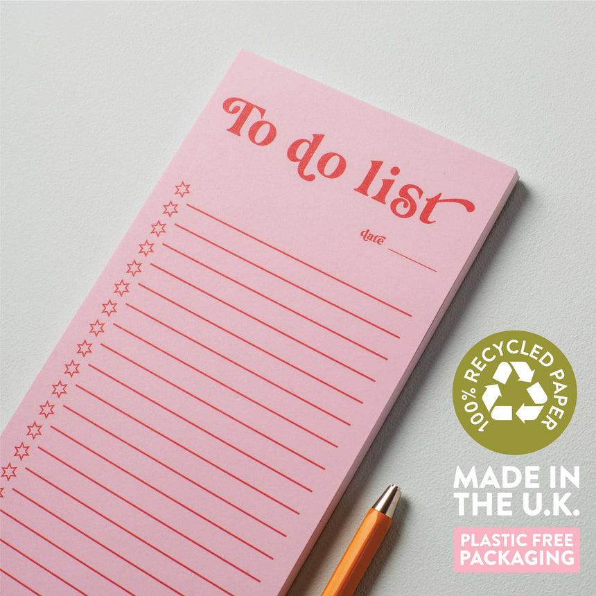 Good Tuesday - To Do List Pad - Pink & Red | Scout & Co