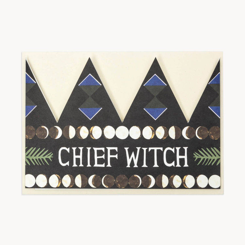 Hadley - Chief Witch party hat card | Scout & Co