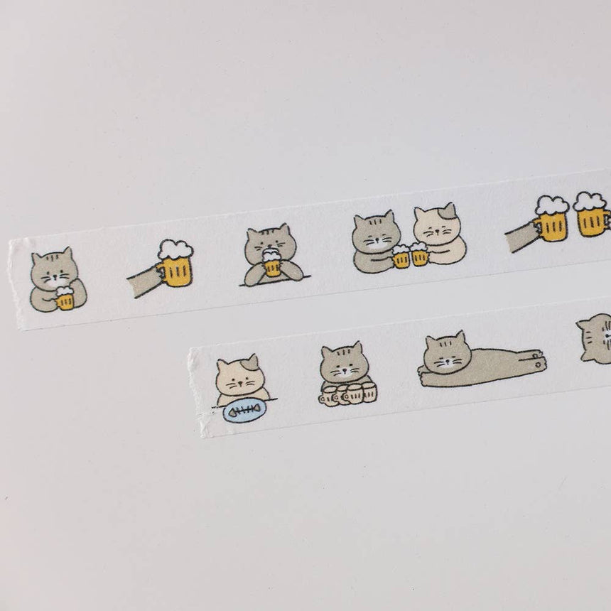 Suatelier Design - Illust.06 cats washi tape | Scout & Co