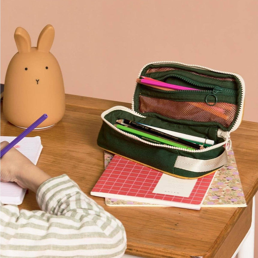 Hindbag - Max Tricolour Pencil Case - Electric Blue | Scout & Co