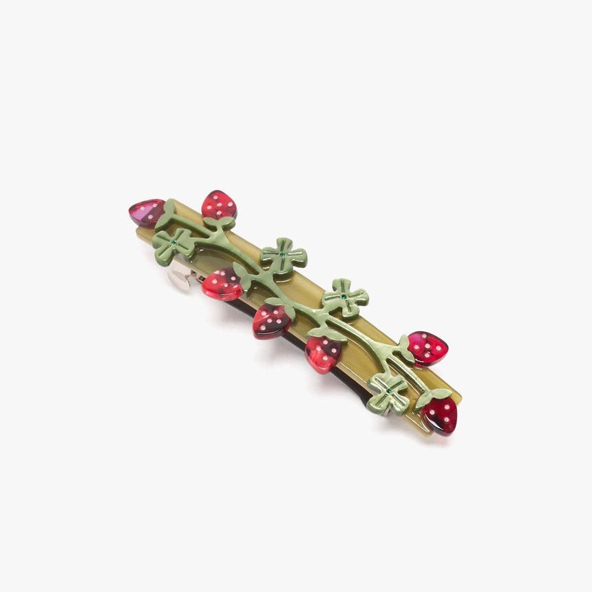 Winona Irene - Wild Strawberry barrette hair clip | Scout & Co