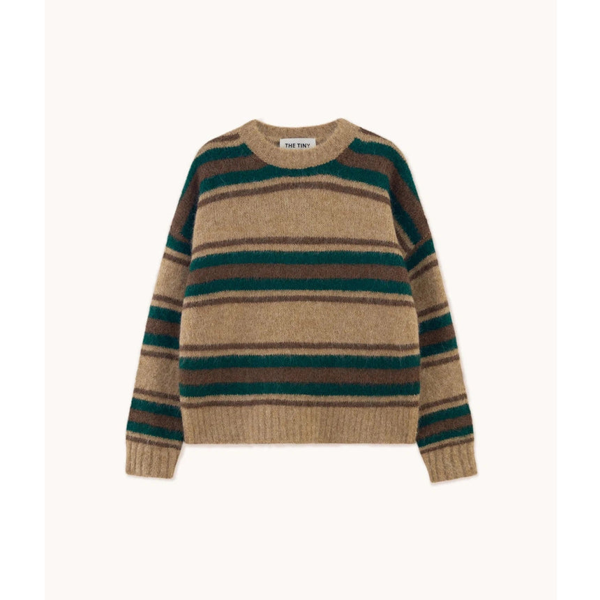The Tiny Big Sister - Luca striped sweater - ivory | Scout & Co