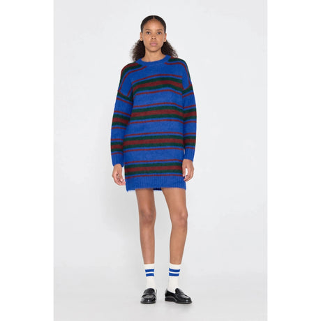 The Tiny Big Sister - Luca striped sweater dress - ultramarine | Scout & Co