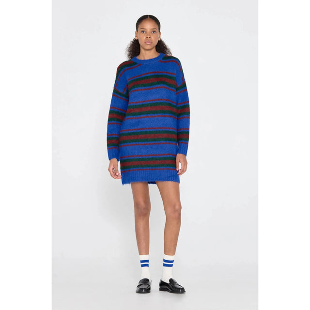 The Tiny Big Sister - Luca striped sweater dress - ultramarine | Scout & Co