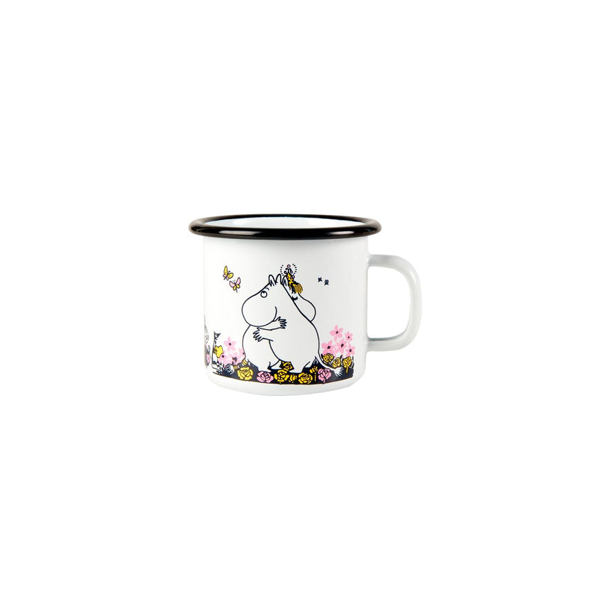 Muurla - Moomin enamel mug - Hug White | Scout & Co