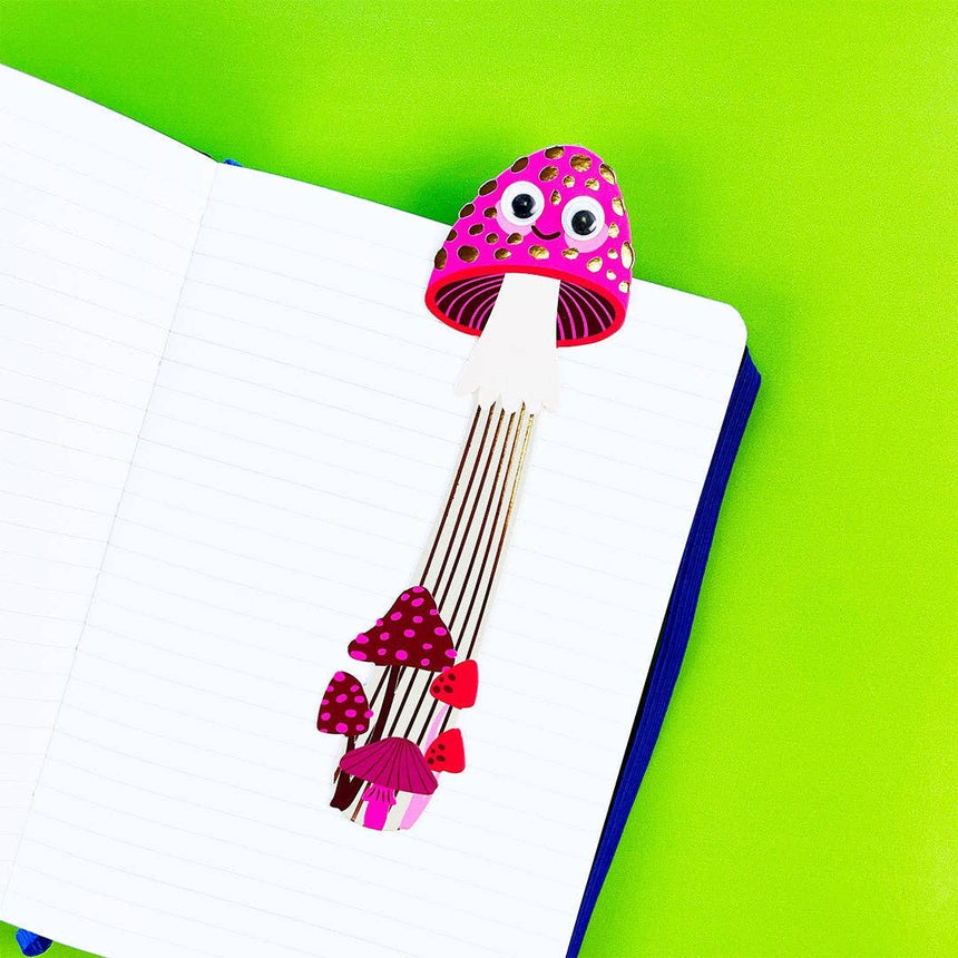 Pipsticks - Mushroom Majesty googly eyed bookmark | Scout & Co