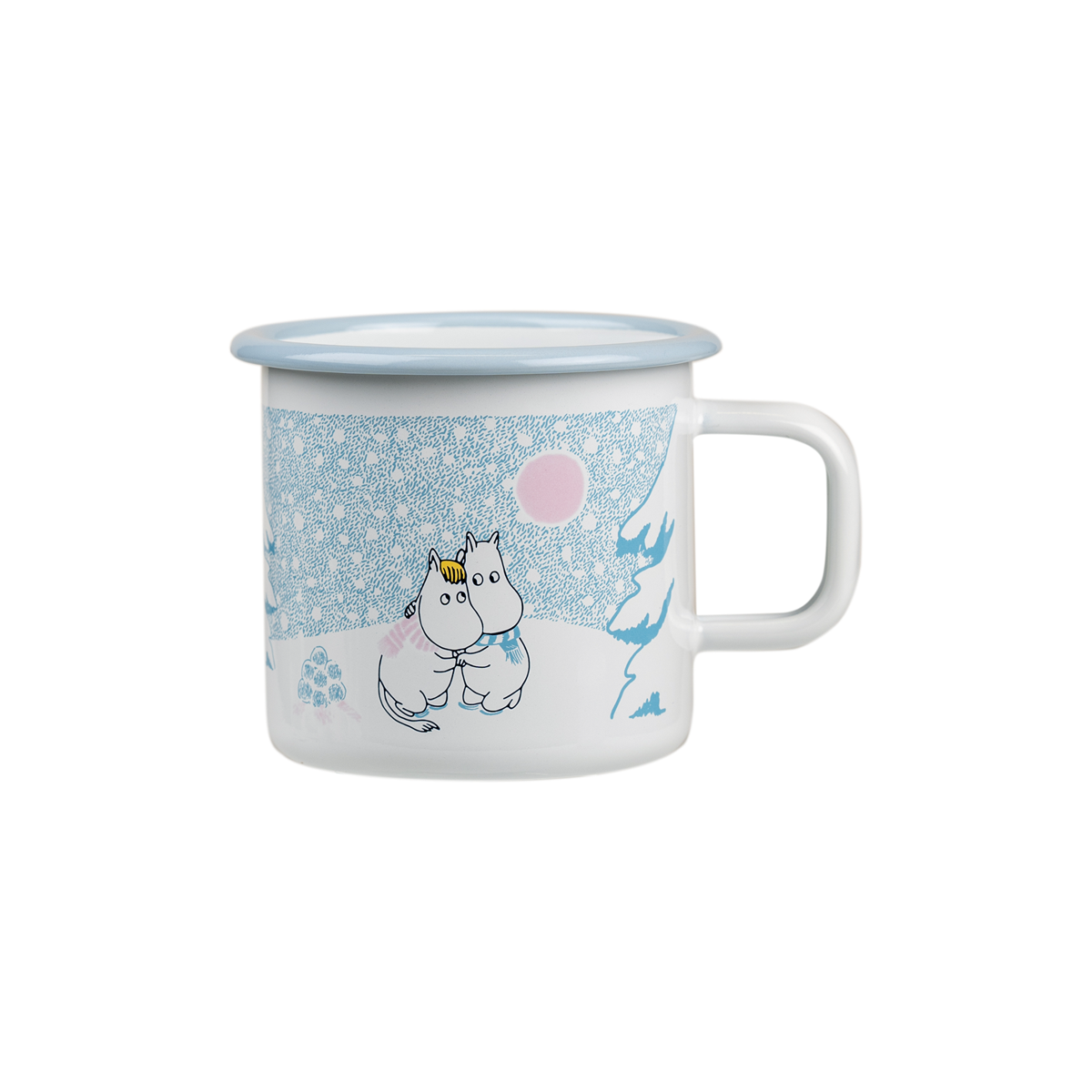 Muurla - Moomin Christmas enamel mug - Let It Snow | Scout & Co