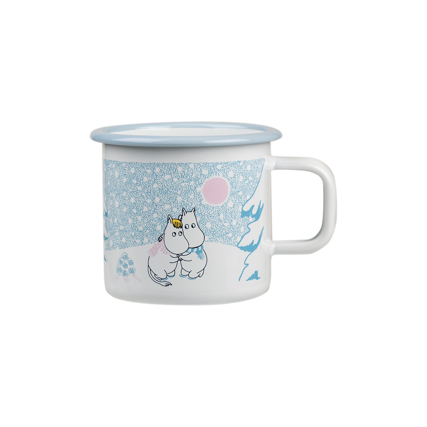Muurla - Moomin Christmas enamel mug - Let It Snow | Scout & Co