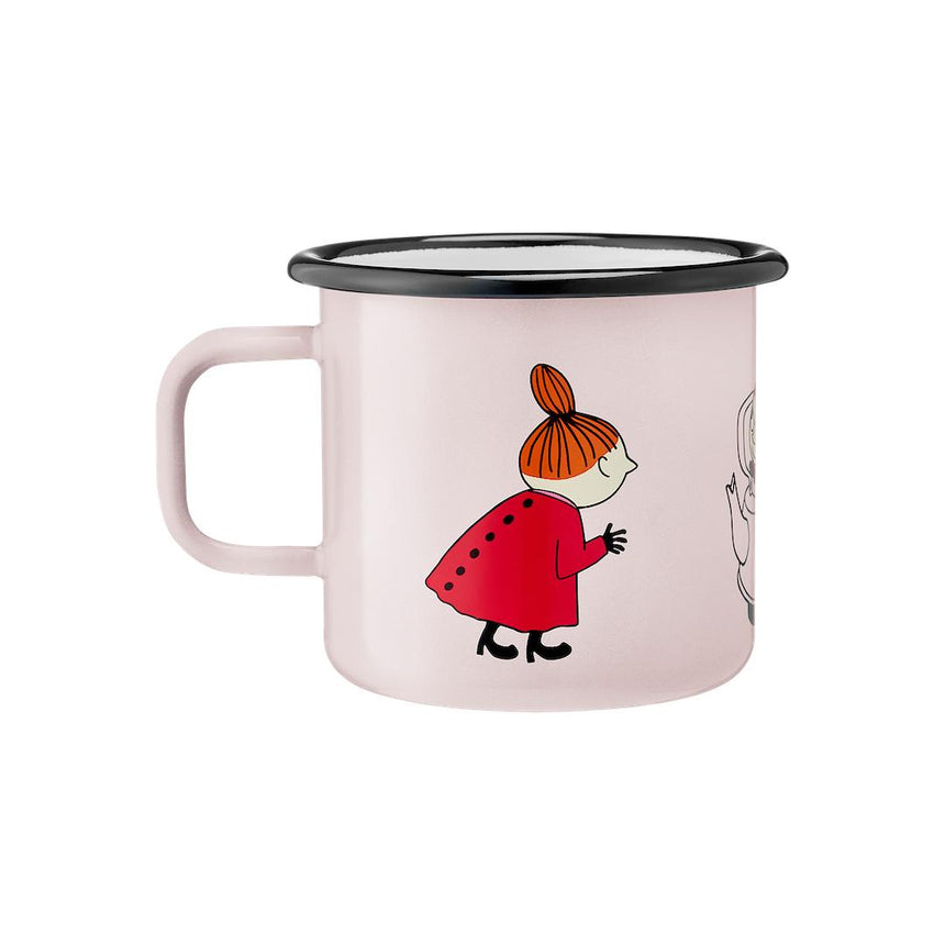 Muurla - Moomin enamel mug - Little My pink | Scout & Co