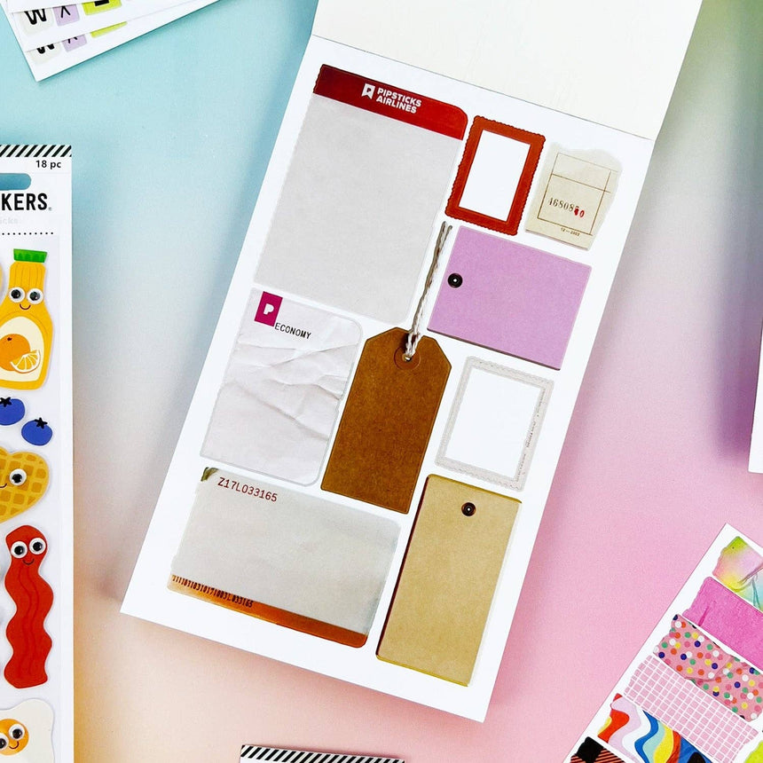 Pipsticks - Mix & Match Junk Journal sticker book | Scout & Co