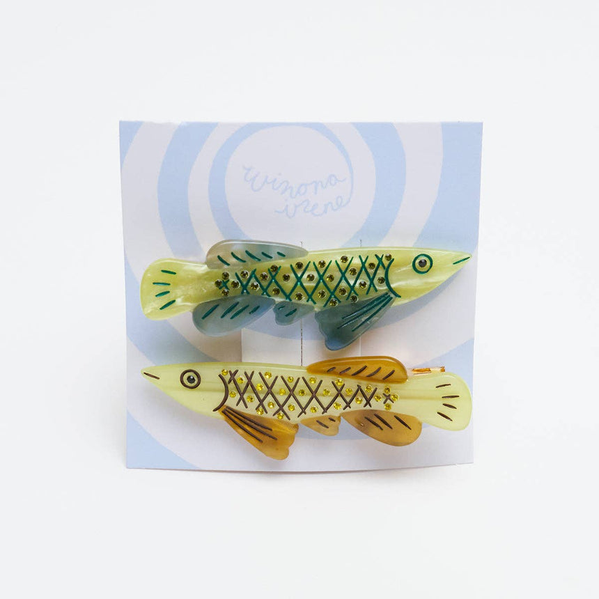 Winona Irene - Arowana jewelled hair clips set | Scout & Co
