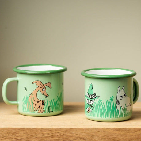 Muurla - Moomin enamel mug - In the Garden - Boys | Scout & Co
