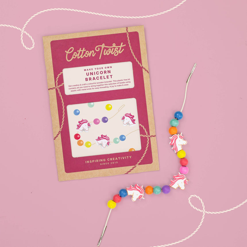 Cotton Twist - Make Your Own Unicorn Bracelet craft kit | Scout & Co