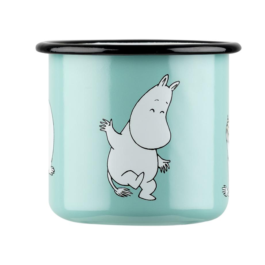 Muurla - Moomin enamel mug - Moomintroll Mint | Scout & Co