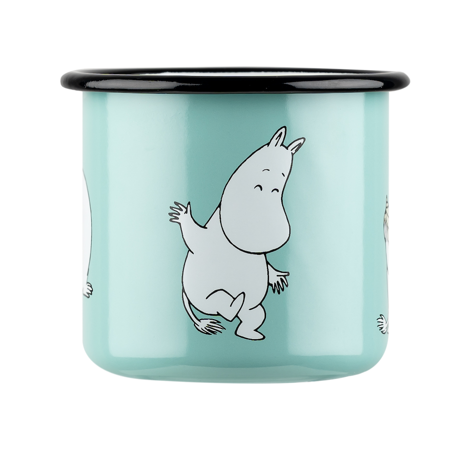 Muurla - Moomin enamel mug - Moomintroll Mint | Scout & Co