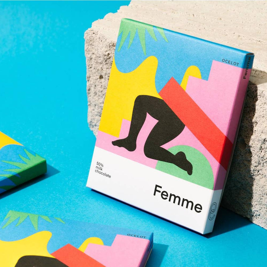 Ocelot - Femme 55% dark milk chocolate bar | Scout & Co