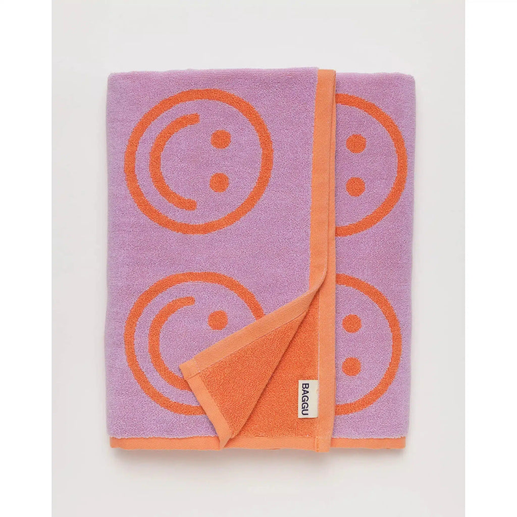 Baggu - Bath towel - Lilac Happy | Scout & Co