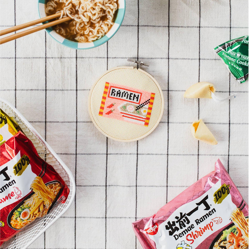 Cotton Clara - Ramen Beginner Cross Stitch Kit | Scout & Co
