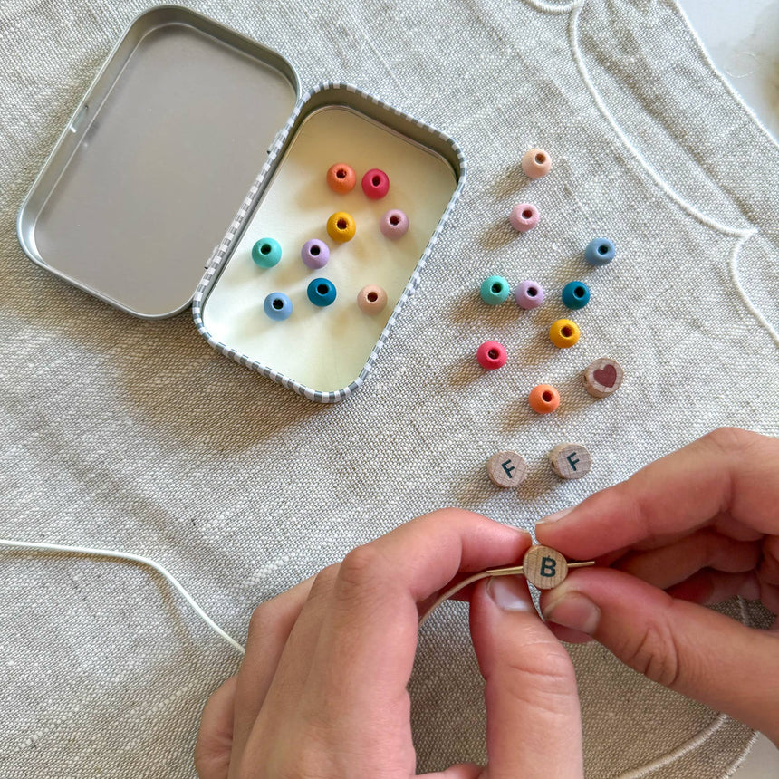 Cotton Twist - BFF beaded friendship bracelet kit tin: Rainbow | Scout & Co