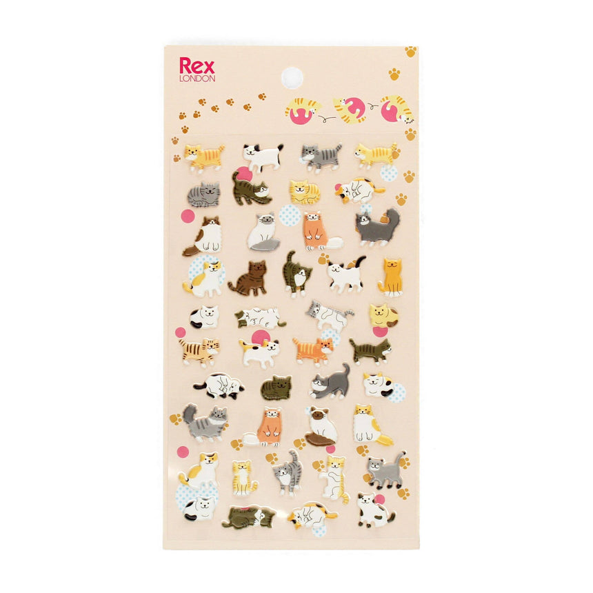 Rex - 3D Puffy Stickers - Cats | Scout & Co