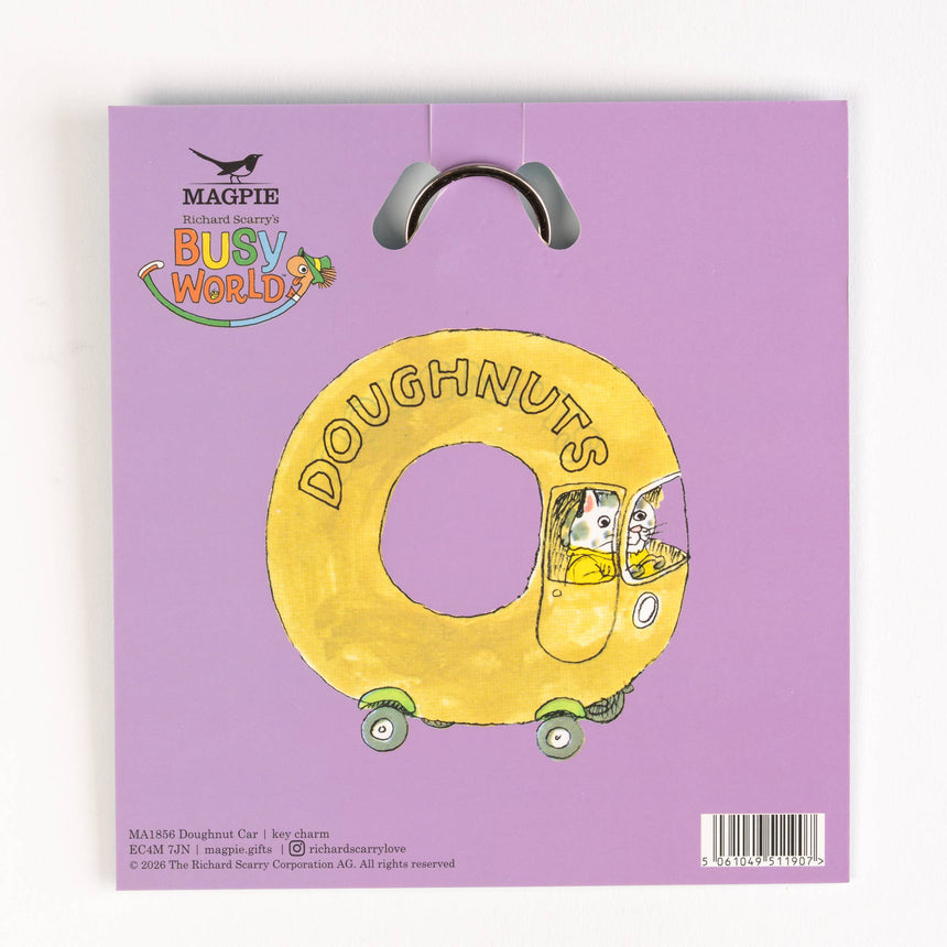 Magpie x Richard Scarry Doughnut Car Key Charm | Scout & Co