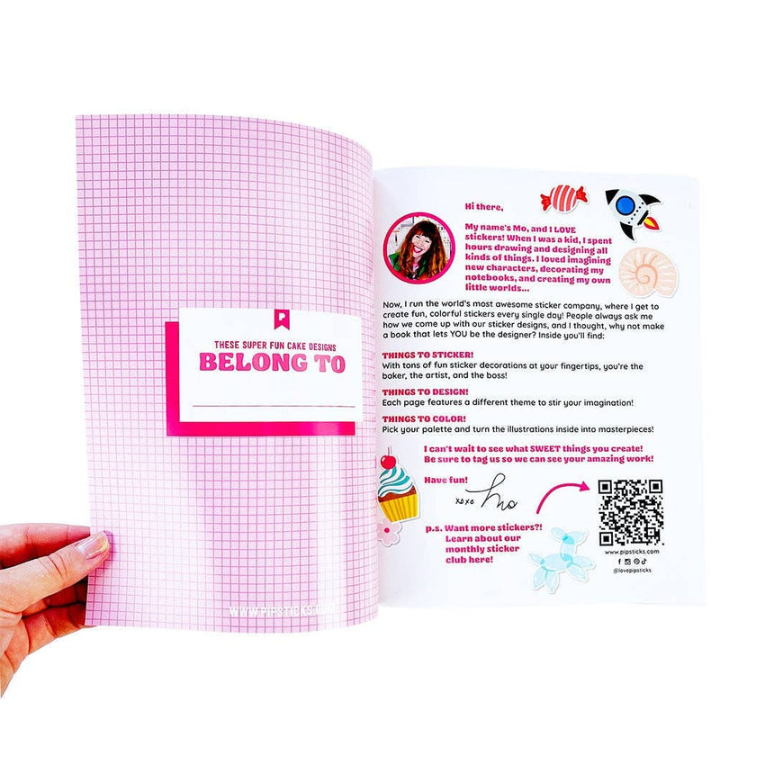 Pipsticks - Design Your Own Sticker Book: Stickercakes | Scout & Co