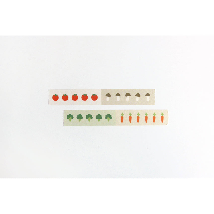 Suatelier Design - Illust.04 vegetables washi tape | Scout & Co
