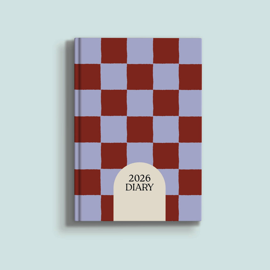 Good Tuesday - 2026 Diary Weekly Planner - Blue Berry Check | Scout & Co