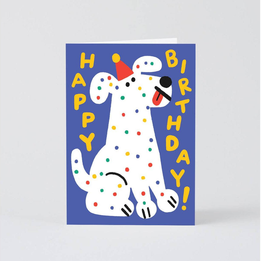Wrap - Spotty Dog birthday card | Scout & Co