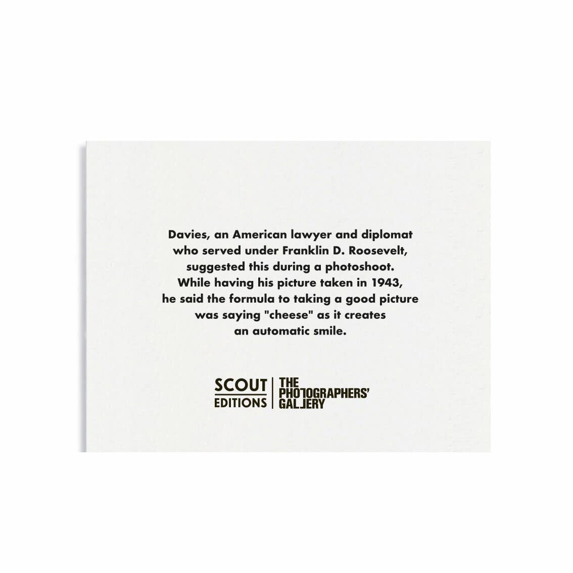 Scout Editions - Camera mini card | Scout & Co