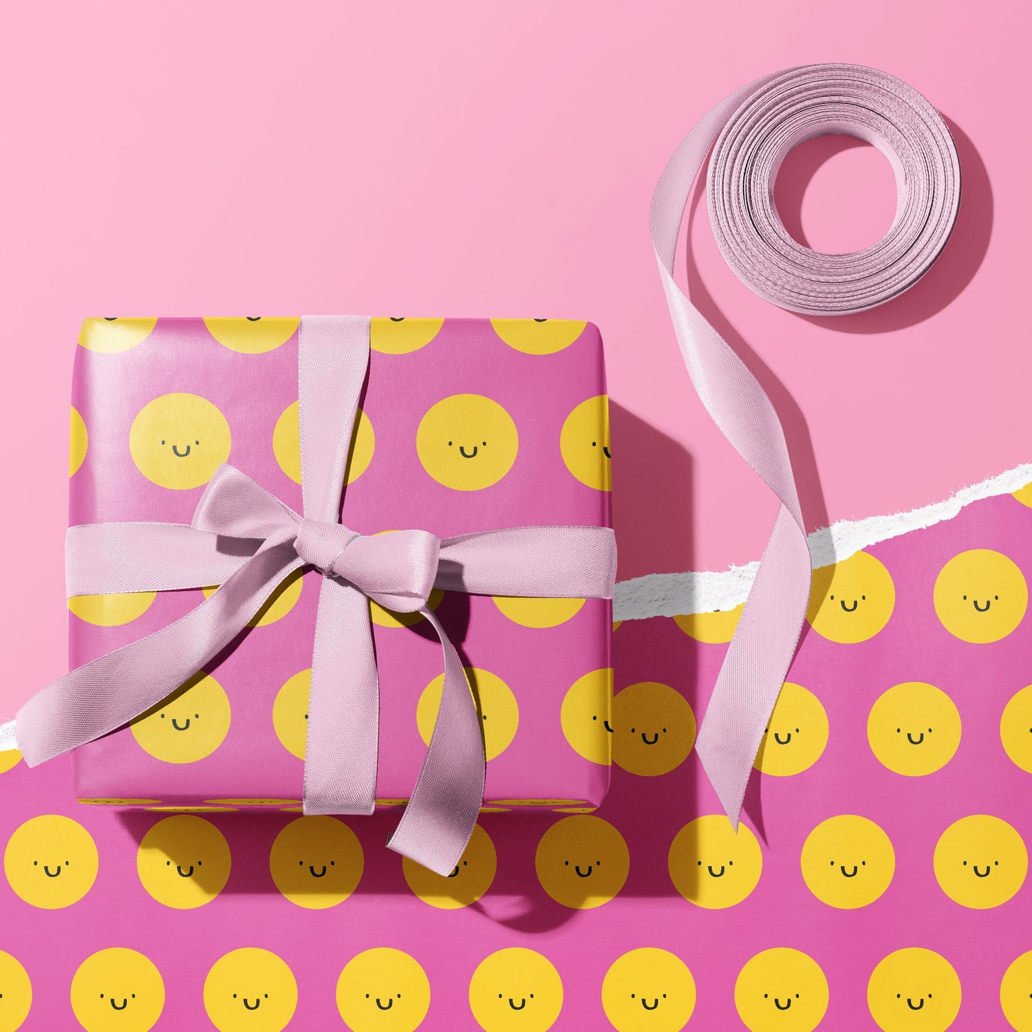 Rumble Cards - Smiley Face wrapping paper | Scout & Co