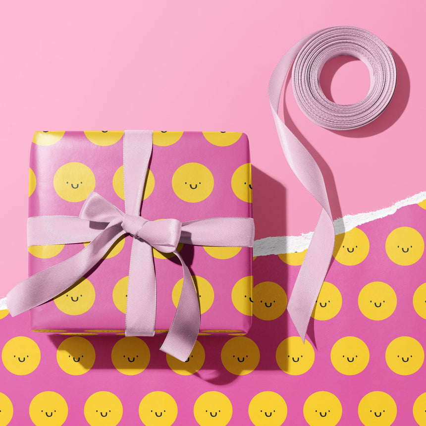 Rumble Cards - Smiley Face wrapping paper | Scout & Co