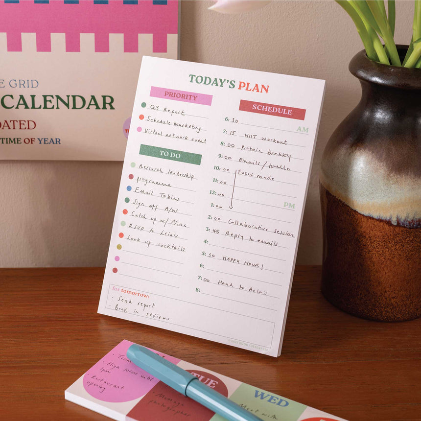 Good Tuesday - A5 Daily Planner Pad - Work Hard, Play Nice | Scout & Co