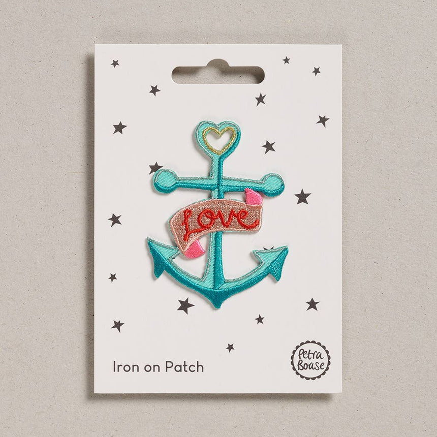 Petra Boase - Iron on Patch - Love Anchor | Scout & Co