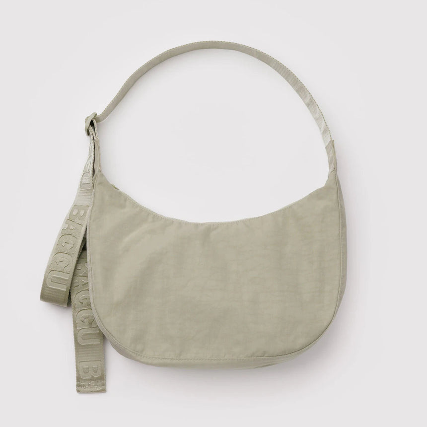 Baggu - Medium Nylon Crescent bag - Celadon | Scout & Co
