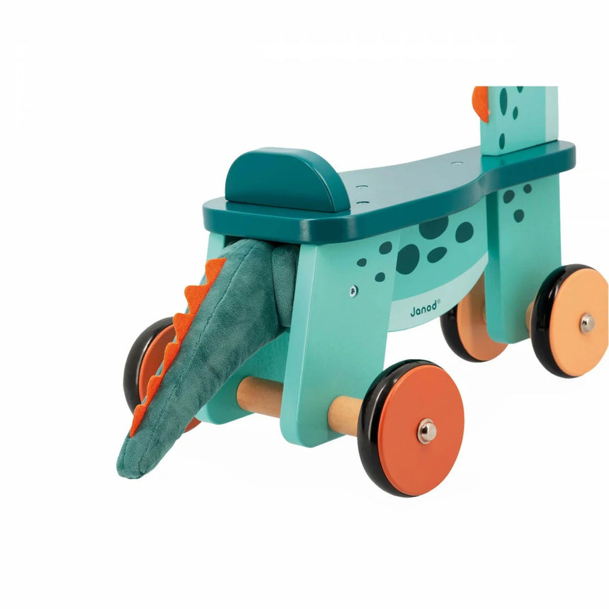 Janod - Portosaurus wooden ride-on dinosaur | Scout & Co