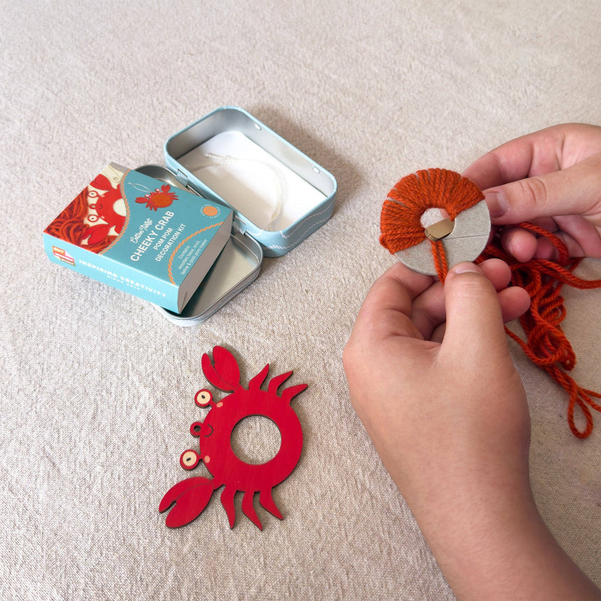 Cotton Twist - Make Your Own Pom Pom Crab Decoration Kit | Scout & Co