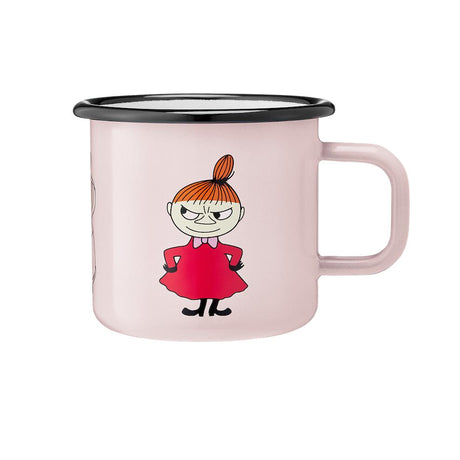 Muurla - Moomin enamel mug - Little My pink | Scout & Co