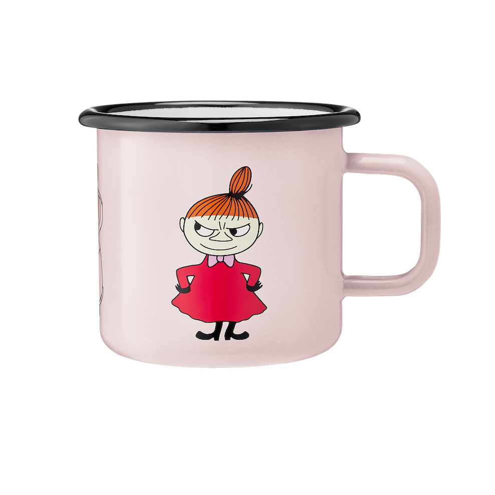 Muurla - Moomin enamel mug - Little My pink | Scout & Co