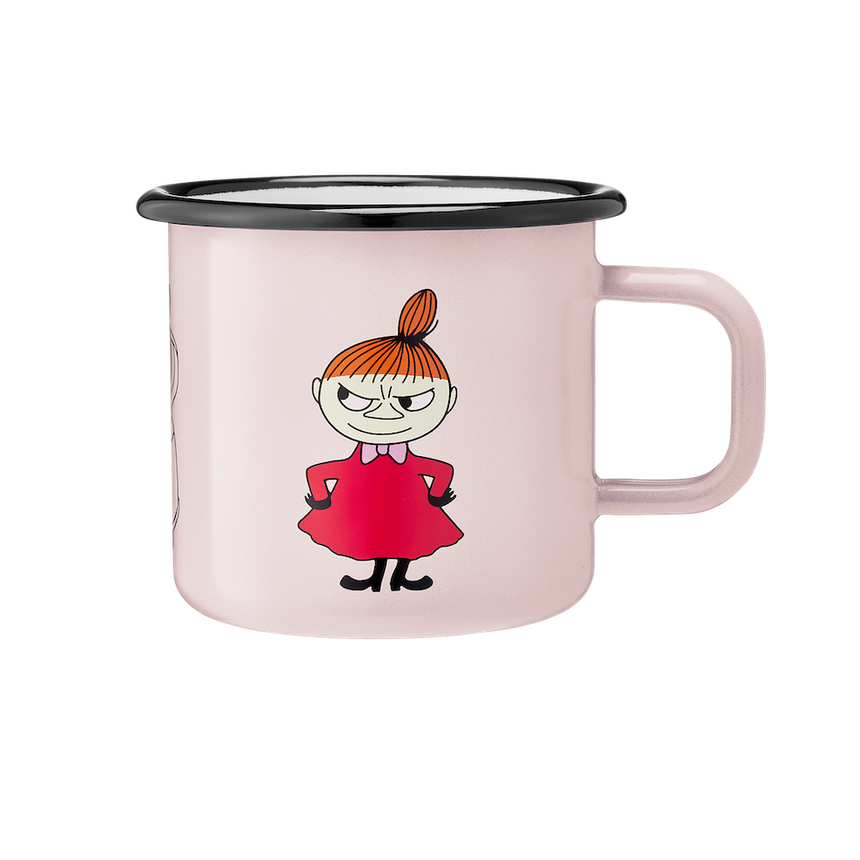 Muurla - Moomin enamel mug - Little My pink | Scout & Co