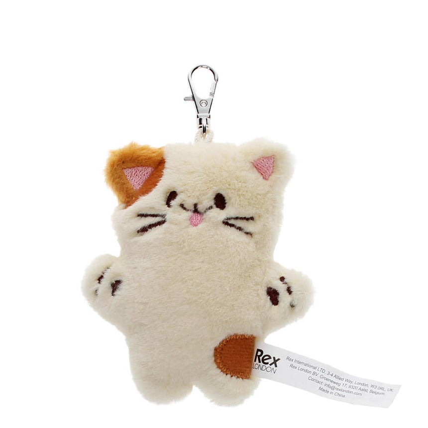 Rex - Fluffy keyring bag charm - Cat | Scout & Co