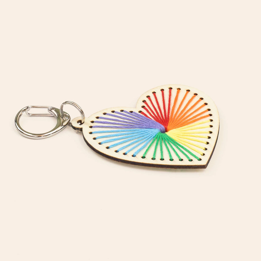 Cotton Twist - Heart keyring craft kit | Scout & Co