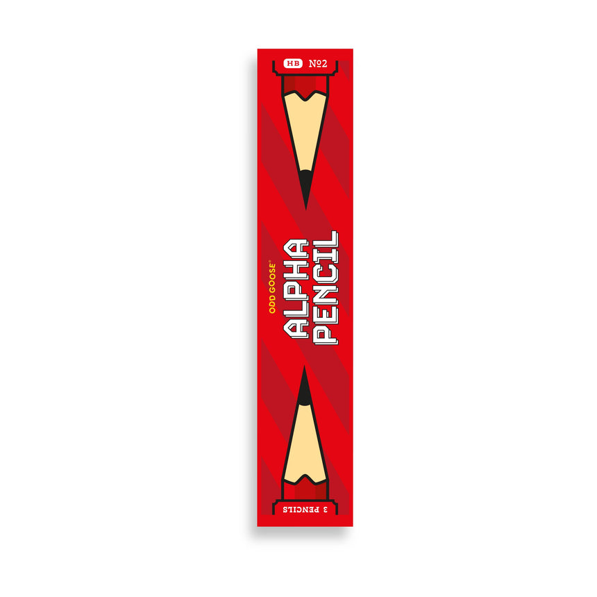 Odd Goose - Alphabet foil-printed pencils - set of 3 | Scout & Co